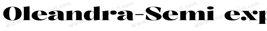 Oleandra-Semi expand字体转换